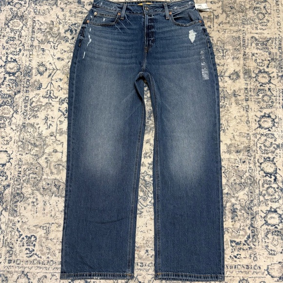 Goldie Denim - Goldie Blue Cheeky Wide Leg Jeans Curvy Fit Size 14 NWT